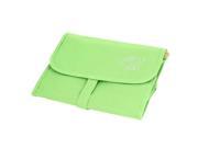 Unique Bargains Sports Travel Toiletry Toiletries Cosmetic Makeup Foldable Wash Bag Green