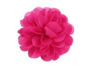 Woman Clothes Ornament Floral Design Flower Corsage Brooch Pin Pink