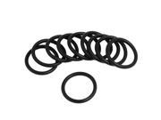 Unique Bargains 10 Pcs Black Silicone O ring Oil Sealing Washer Grommet 20mm x 2.65mm