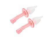 Unique Bargains 2 Pcs Wine Drink Liquor Bottle Pourer Clear Red White