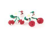 Unique Bargains Pair Baby Girls Red Knitted Cherry Decor Barrette Alligator Hair Clip