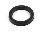 Unique Bargains Black 80mm x 60mm x 12mm Grooving Rubber Oil Ring Skeleton Seal Gasket