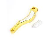 Unique Bargains Motorcycle Motorbike Gold Tone Brake Pedal Foot Lever for YAMAHA