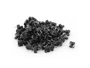 Unique Bargains 80 Pcs 6x6x7mm DIP Through Hole Momentary Tactile Push Button Switch