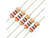 Unique Bargains Unique Bargains 50 x Resistors 270 ohm OHMS 1 4W 250V 5% Carbon Film