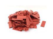 Unique Bargains 150pcs 14mm Dia 60mm Long Polyolefin 2 1 Heat Shrink Tubing Wire Wrap Sleeve Red