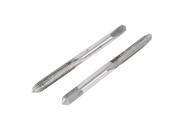 Unique Bargains High Speed 3 Flutes HSS Straight Screw Thread Tap 40mm Total Long 2 Pcs Unique Bargains High Speed 3 Flutes HSS Straight Screw Thread Tap 40mm Total Long 2 Pcs