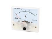 Unique Bargains DC 0 30V Measuring Range Mount Panel Rectangle Analog Voltmeter Voltage Meter