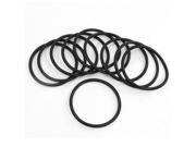Unique Bargains 10Pcs 51mm OD 3.1mm Thickness Poly Urethane O Ring Oil Seal Gaskets