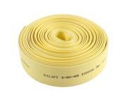 Unique Bargains Yellow Polyolefin 16mm Dia 2 1 Heat Shrink Shrinkable Tube Insulating Pipe 26Ft