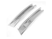 Unique Bargains Silver Tone Chrome Plated Self Adhesive Front Fog Light Covers 2 Pcs for Bora
