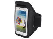Outdoor Jogging Running Sports Armband Case Cover Black for S3 S4 i9300 i9500