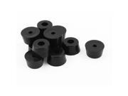 Unique Bargains Rubber Furniture Table Chair Leg Tip Protector Bumpers 8mm Dia 12pcs