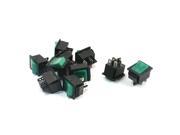 10 Pcs AC250V 15A DPST ON OFF 2P 4 Terminals Snap in Boat Rocker Switch