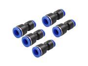 Unique Bargains 5 Pcs Pneumatic Connection Adapter 12mm to 10mm Push In Quick Fittings
