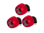 Unique Bargains 3 Pcs 26mm Thread Diameter Adjustable Clamp Air Filter for Motorcycle