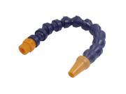 Unique Bargains 13.2 Long 20mm Thread Flexible Coolant Pipe Purple Orange