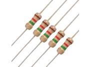 50 x Resistors 1M2 1.2M Ohms OHM 1 4W 5% Carbon Film