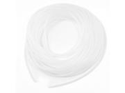 Unique Bargains White 5mm Outside Dia. 22M Polyethylene Spiral Cable Wire Wrap Tube