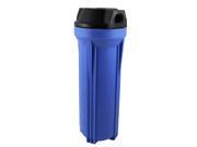 Unique Bargains Fish Tank Water Cleaning Biochemical Blue Black Plastic Filter w Wrench