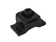 Unique Bargains M8 Female Thread 70mm x 35mm x 40mm Black Rubber Vibration Isolator Mounts