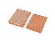 Unique Bargains 8pcs 7cm x 9cm Single Side Copper PCB Printed Circuit Board Prototype Breadboard
