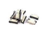 10Pcs Bottom Connect 5Pin 1.0mm Pitch FFC FPC Ribbon Sockets Connector