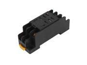 PTF08A 8Pin 35mm DIN Rail Mounted Power Relay Socket Base Holder for HH62P LY2NJ