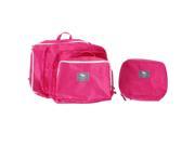 5 In 1 Clothes Storage Bags Packing Travel Luggage Organizer Bag Fuchsia