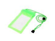 Unique Bargains Diving Swimming PVC Waterproof Bag Protector Green for 5.5 Screen Cellphone