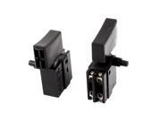 AC 250V 6A DPST 4 Terminal Momentary Electric Hammer Trigger Switch 2Pcs