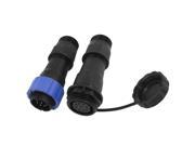 Pair Waterproof Aviation Cable Connector Plug Socket SD20 9 9P IP68