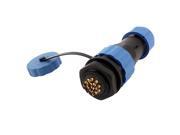 Unique Bargains SD20 20mm 12 Pins 12P Waterproof Aviation Cable Connector Plug Socket IP68 Unique Bargains SD20 20mm 12 Pins 12P Waterproof Aviation Cable Connector Plug Socket IP68