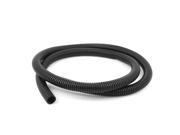 18mmx14mm Dia Black Conduit Corrugated Cable Tube Tubing Bellows Pipe Hose 1.4m