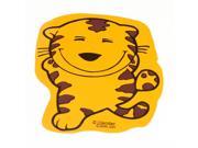 Unique Bargains Yellow Brown Tiger Shaped Sticker Decal for Car Exterior Decor