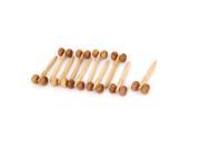10pcs Face Nose Chin Slimming Wrinkle Smoothing Wooden Massager Roller