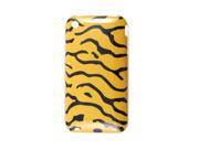 Plastic Case Yellow Blk Zebra Print Cover Shell for iPhone 3G