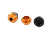 Unique Bargains Pair Black Orange Fork Cup Front Wheel Drop Resistance Cups for Motorcycle