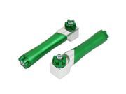 Unique Bargains 2 Pieces Front Shock Absorber Cylinder Decorative Bottles Green for Autocycle