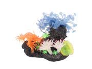 Fish Tank Silicone Artificial Aquatic Coral Decoration 5.5 High Multicolor