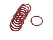 Unique Bargains Unique Bargains 10X Red Rubber 28mm x 2.5mm x 23mm Oil Seal O Rings Gaskets Washers