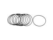 Unique Bargains 10x NBR 74mm x 2mm Hole Sealing O Rings Gaskets Washers for Automobile