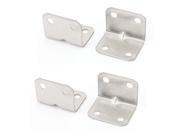 4pcs Shelf Support 90 Degree Metal Right Angle Bracket 30x25x25mm