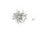 60Pcs 1W 300K Ohm Colored Ring Metal Axial Leads 5% Carbon Film Resistor