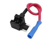 Unique Bargains Audio Inline Take Electrical Fuse Holder Box Black for Car Truck Vehicle