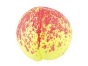 Unique Bargains Home Desk Yellow Peach Artifical Simulation Foam Fruits Decor