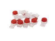 10Pcs K3 11.5mm OD 3 Ports Red Gel Splice UY Wire Connector