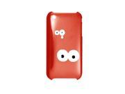 Plastic Hard Eye Phone Case Skin Protector Clear Red for iPhone 3G S