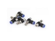 6mmx1 8BSP Flow Speed Control Valve Connector Pneumatic Push in Fittings 5pcs