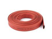 Unique Bargains Red 10mm Dia Polyolefin 2 1 Heat Shrink Tubing Wire Wrap Cable Sleeve 10M 33Ft